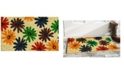 Home & More Colorful Daisies Coir/Vinyl Doormat, 17" x 29"